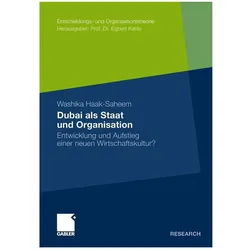 Dubai als Staat und Organisation, Fachbücher von Washika Haak-Saheem