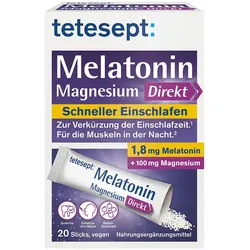 TETESEPT Melatonin+Magnesium Direkt Sticks 20 St