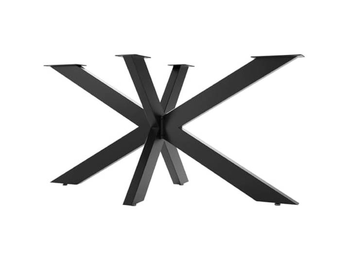 SOTOOLS Tischgestell Spider schwarz 1500x780x710 mm Kreuzgestell Esstischgestell Untergestell für große Esstische