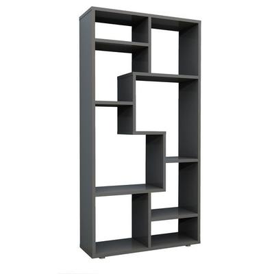 Holz Stand Regal Raumteiler Bücherregal Lanisa M