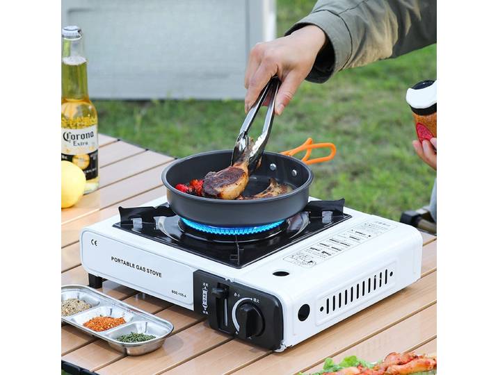 2025 cuisinière à Cassette extérieure Portable extérieure Cass marmite barbecue gaz ménage gaz Butane cuisinière à gaz