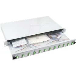 B71901-24OM5 - Spleißbox LC, 24 Pigtails / 12 Kupplungen, OM5