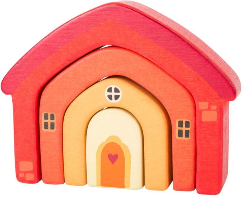Small foot Wooden Building Blocks House activity toy wooden 12 m+ 4 pc