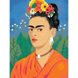 Ravensburger Beschäftigung - CreArt, Malen nach Zahlen Art Collection Frida Kahlo - Frida Kahlo