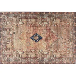 Tom Tailor In- & Outdoorteppich Funky Orient Two rust 100 x 100 cm