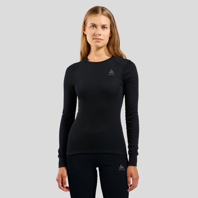 Funktionsshirt ODLO "Odlo ACTIVE WARM", Damen, Gr. XXL, schwarz, 100% Polyester, Shirts Funktionsshirt