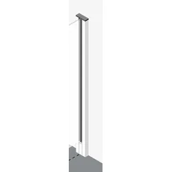 BM Wandanschluß 187 cm Grau