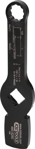 KS Tools 3/4" Schlag-Zwölfkant-Schlüssel mit 2 Schlagflächen, 19mm 460.5250