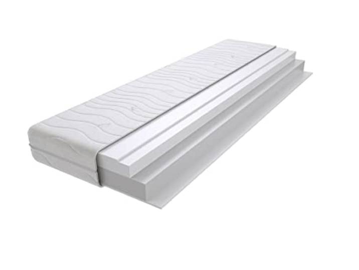 Godre Baldo Schaumstoffmatratze 150x215 cm, Härtegrad H3 -mittelhart, mit gestepptem Bezug - Matratze, Kaltschaummatratze -14 cm Höhe, Hypoallergen, doppelseitig einsetzbar, 60-100kg Körpergewicht