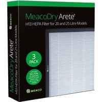 Dry Arete One H13 HEPA-Filter 20L / 25L, 3 Stück für Meaco Dry Arete One 20L und 25L Luftentfeuchter