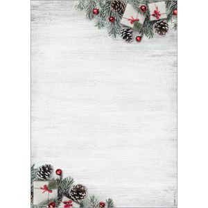 Sigel Weihnachtsbriefpapier DP416, Scandinavian Christmas, A4, 90g/m², 100 Blatt