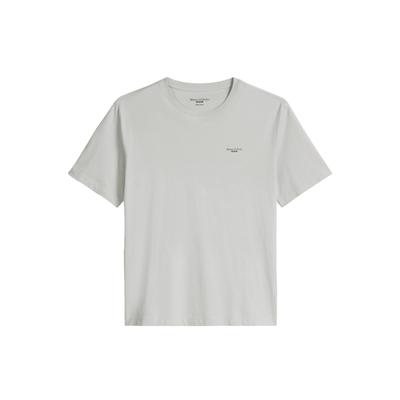 T-Shirt MARC O'POLO DENIM "T-Shirt T-Shirt, SSL, Logo Print, Reg F 1er Pack", Herren, Gr. S, grau (hellgrau), Obermaterial: 100% Baumwolle CO., Shirts T-Shirt