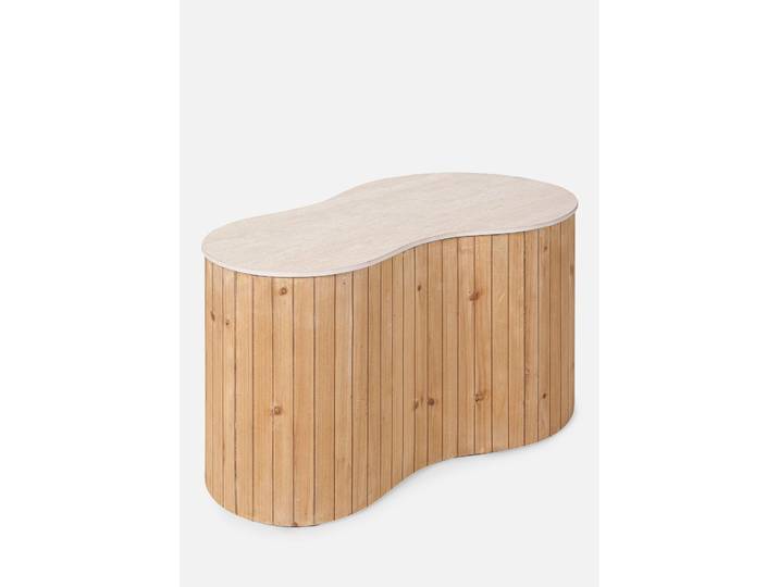 bonprix Couchtisch, 45x90x50 cm, Natürlicher Akzent mit besonderer Struktur, beige