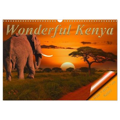 Wonderful Kenya (Wall Calendar 2027 DIN A3 landscape), CALVENDO 12 Month Wall Calendar