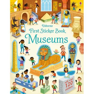 First Sticker Book Museums, Taschenbuch von Holly Bathie, Usborne Books, 978-1-80531-923-8