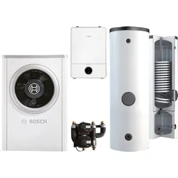 BOSCH Luftwärmepumpen-Paket BOPA CS752 CS7001iAW 7 OR-S, AWE9, BPU400-C, INPA