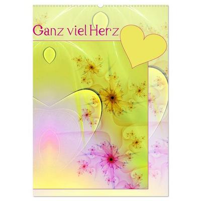Ganz viel Herz (Wandkalender 2026 DIN A2 hoch), CALVENDO Monatskalender