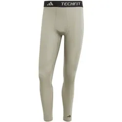 ADIDAS Herren Tight TECHFIT Compression Training lange, Größe XL in Grau Grau