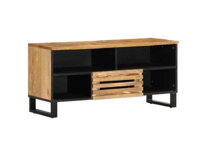 Heofavd TV-Lowboard 100x34x46 cm Massivholz Mangoholz TV-Schrank
