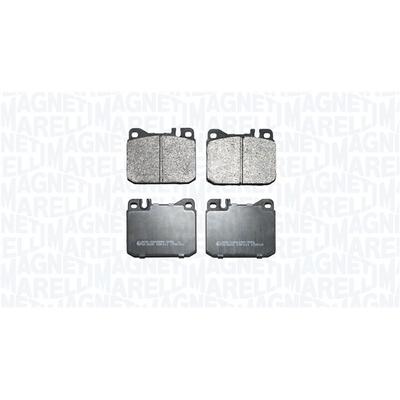 MAGNETI MARELLI Bremsbelagsatz, Scheibenbremse 363916061456 für Mercedes