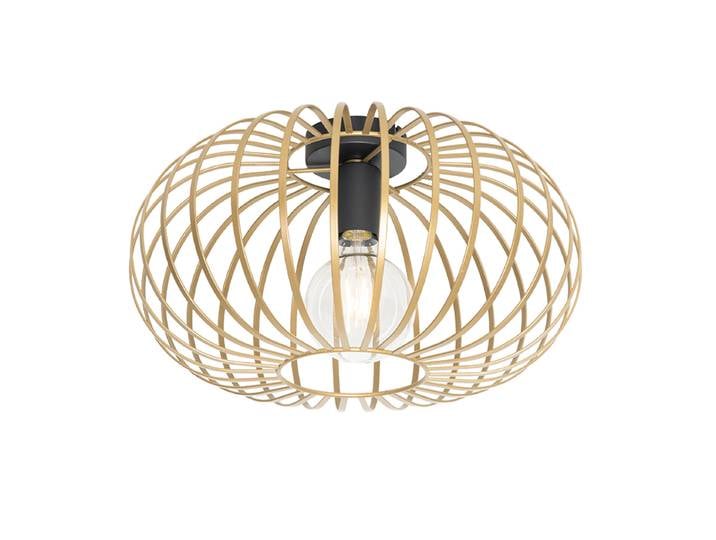 Plafonnier design doré 39 cm - Johanna
