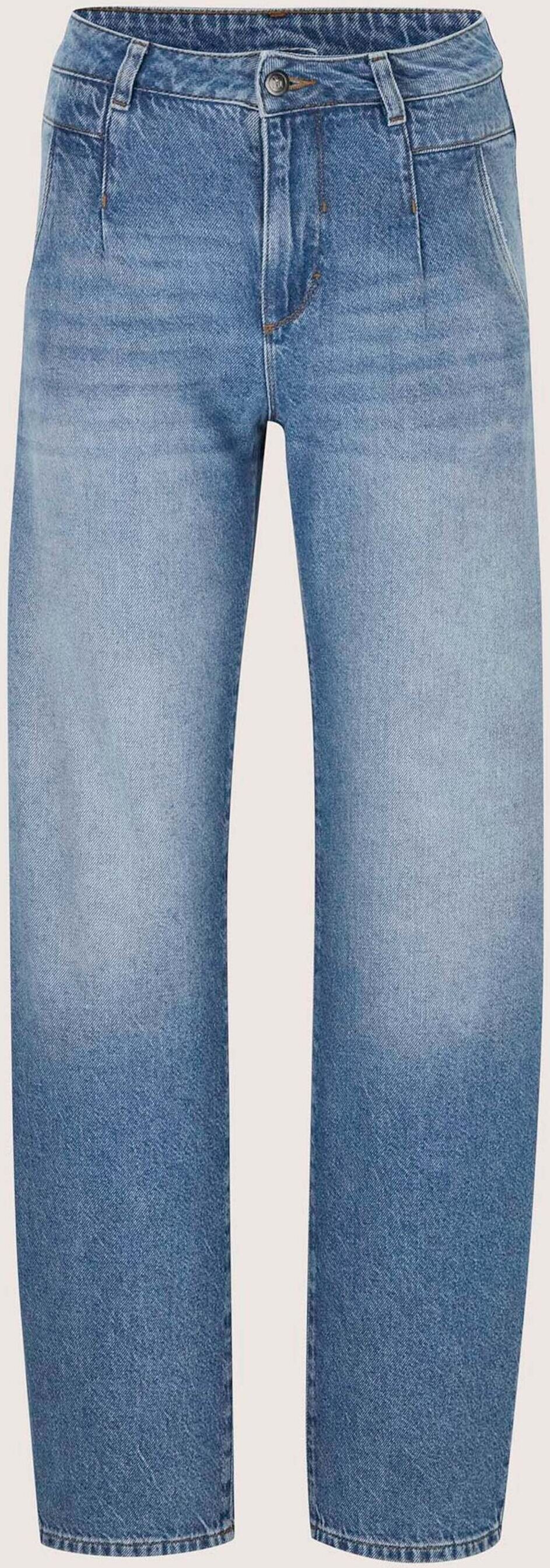 Regular-fit-Jeans MADELEINE "Jeans Modische Barrel-Leg-Jeans", Damen, Gr. 20, bleached, Modern, Jeans Regular-fit-Jeans