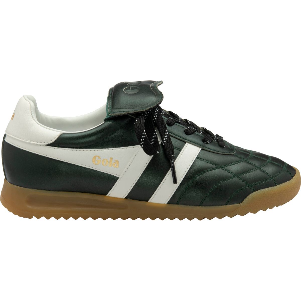 Gola Stadium '86 Sneaker Women bottle green/off white (NW) 4 CLB575-NW-4-bottlegreenoffwhite