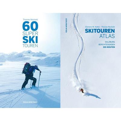 60 Super Skitouren + Skitourenatlas (Kombipaket), Taschenbuch von Thomas Neuhold,Clemens M. Hutter, Verlag Anton Pustet Salzburg, 978-3-7025-0771-8
