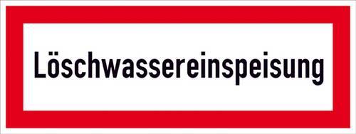 SafetyMarking 11.2874 Hinweisschild Löschwassereinspeisung Aluminium (B x H) 420mm x 148mm 1St.