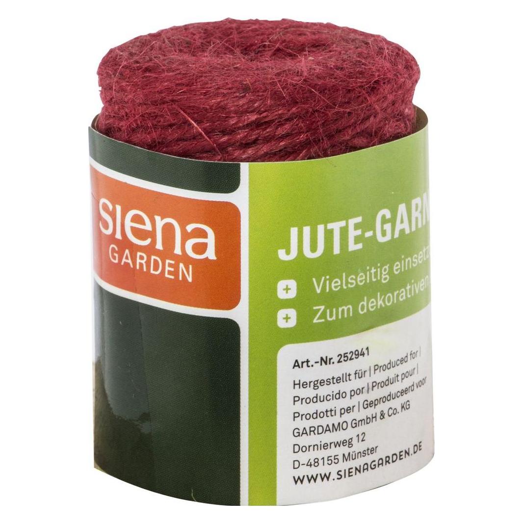 Siena Garden Jutegarn 50m x 3mm rot (0.30 cm) (252941)