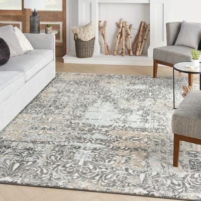 Nourison Marmara Contemporary Country Damask Area Rug