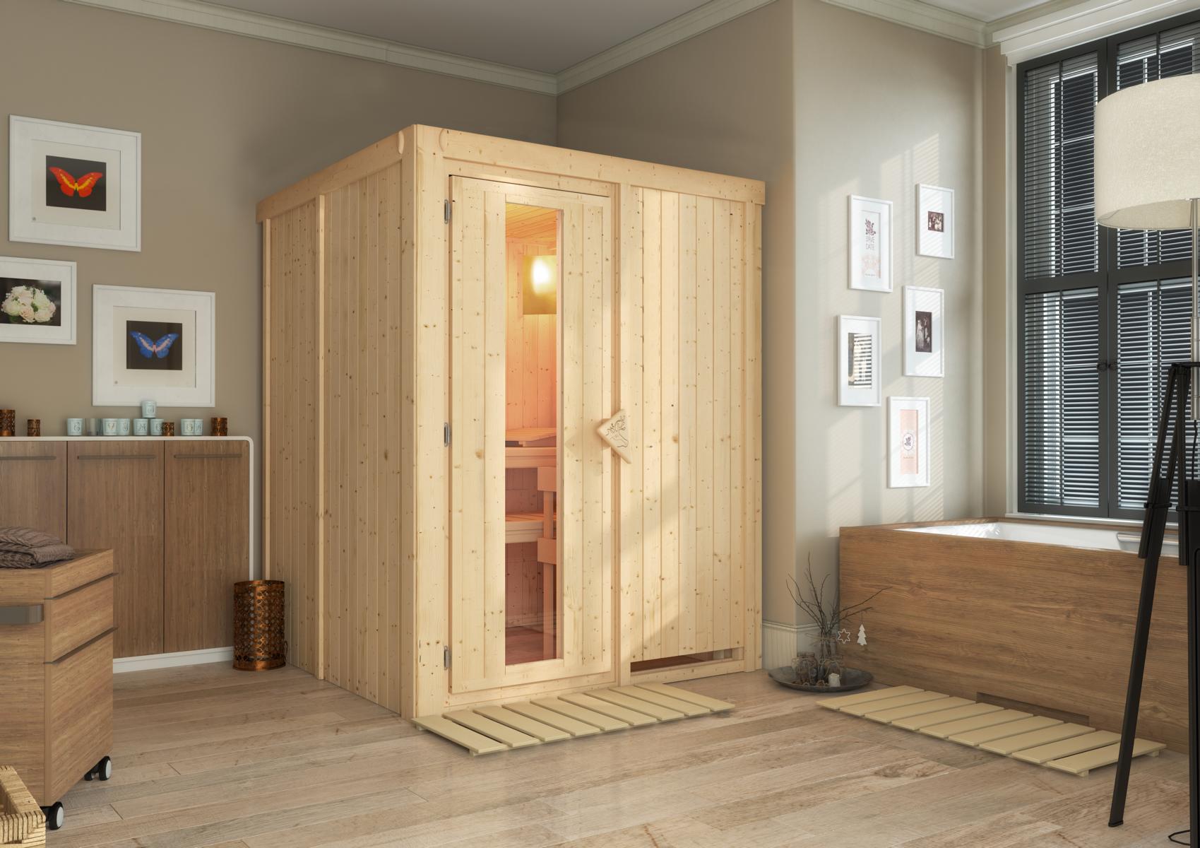 KARIBUHOLZT Norin Front, ohne Zubehör mit einer Energiespartür 09231347
