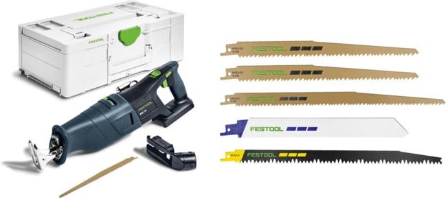 Set Festool Akku-Säbelsägen RSC 18 EB-Basic + Sägeblatt-Set RS-Sort/5