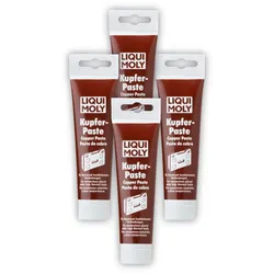 4x Bremsenpaste LIQUI MOLY 3080 Kupferpaste Kupfer-Paste Montage Bremse Fett 100g