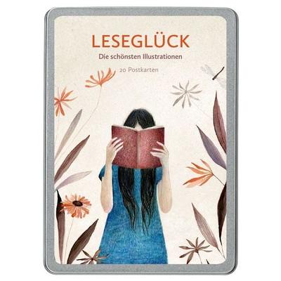 Leseglück Postkarten VE 20, Karte von , PAPER MOON Grand Galleries GmbH