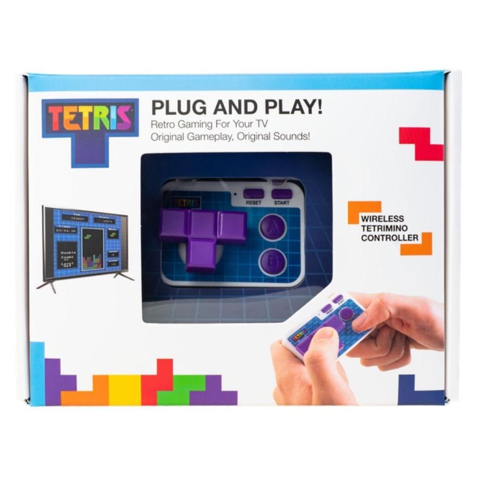 Fizz naszswiat Konsola Gra Tv Retro Arcade Tetris Plug & Play Bezprzewodowa Pad Kontroler / 320117 (FIZZ CREATIONS)
