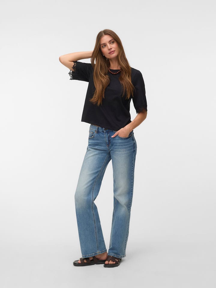 Vero Moda Shirt in Schwarz - M
