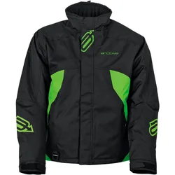 Arctiva S8 Pivot, Textiljacke - Schwarz/Neon-Grün - 3XL