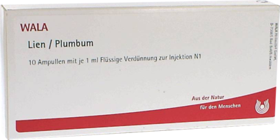 WALA Heilmittel GmbH LIEN/PLUMBUM Ampullen 10X1 ml 02086098