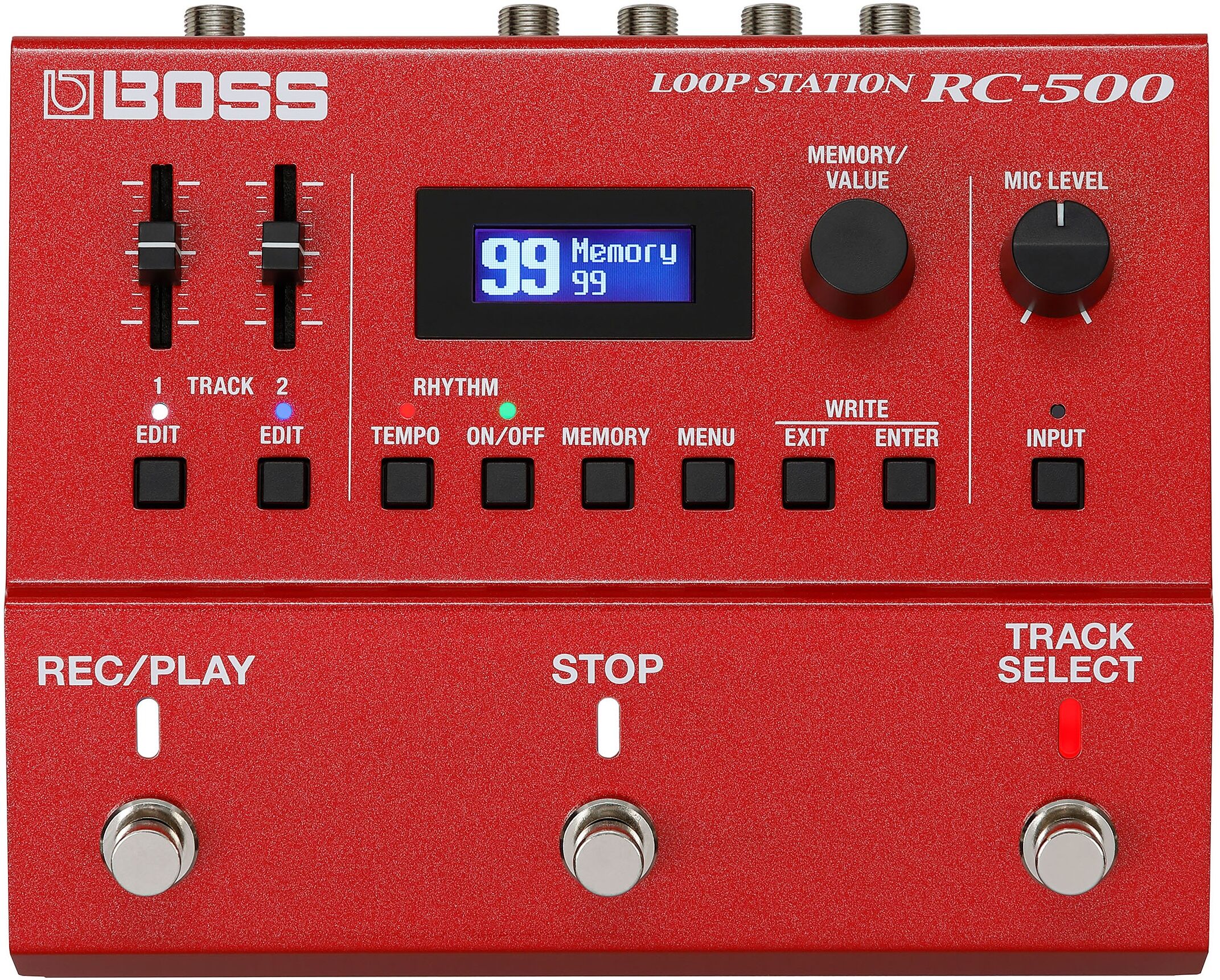 Boss RC-500 LOOP STATION 2 Pistas Stereo + Patterns Ritmos + USB + XLR MIC input
