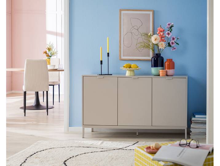 Enfilade 140 x 80 x 40cm Gris