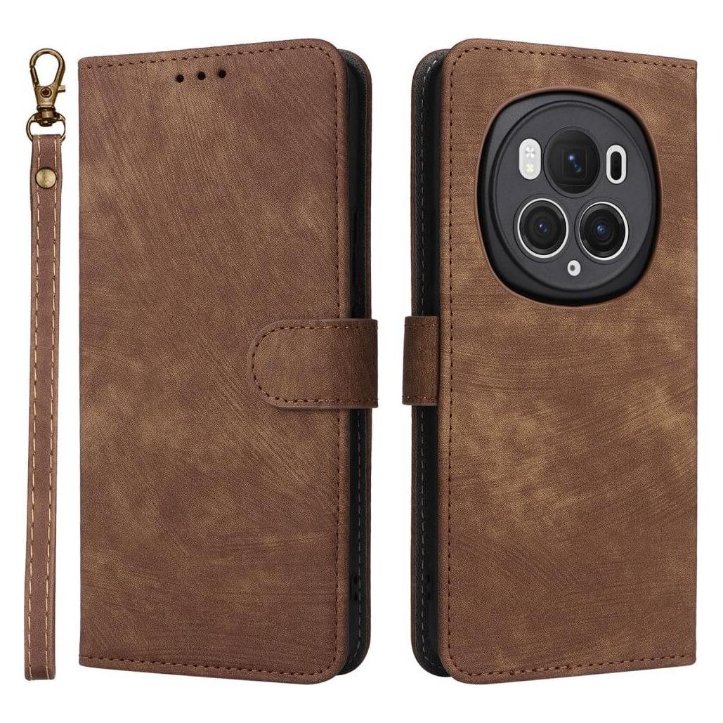 Cover-Discount Honor Magic6 Pro - Etui mit RFID Blocker braun (Honor Magic6 Pro) (660181213D)