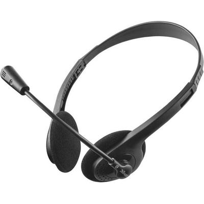 Trust Primo Chat On Ear Headset kabelgebunden Stereo Schwarz Lautstärkeregelung Computer -