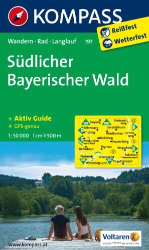 Südlicher Bayerischer Wald 1 : 50 000: Wanderkarte mit Kurzführer, Radwegen und Langlaufloipen. GPS-genau - Preis vom 09.10.2026 07:28:09 h