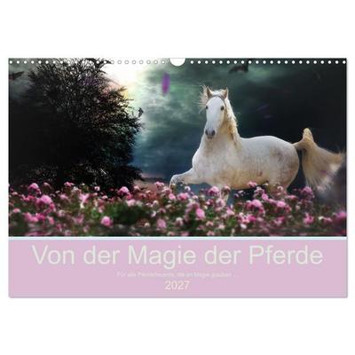 Von der Magie der Pferde (Wandkalender 2027 DIN A3 quer), CALVENDO Monatskalender