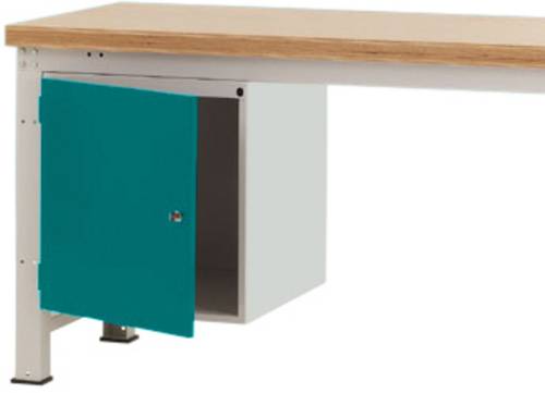 Manuflex ZB4982.5021 Gehäuse-Unterbau PROFI, Nutzhöhe 500mm mit 1 Tür rechts angeschlagen und Einlegeboden. Für Werkbanktiefe