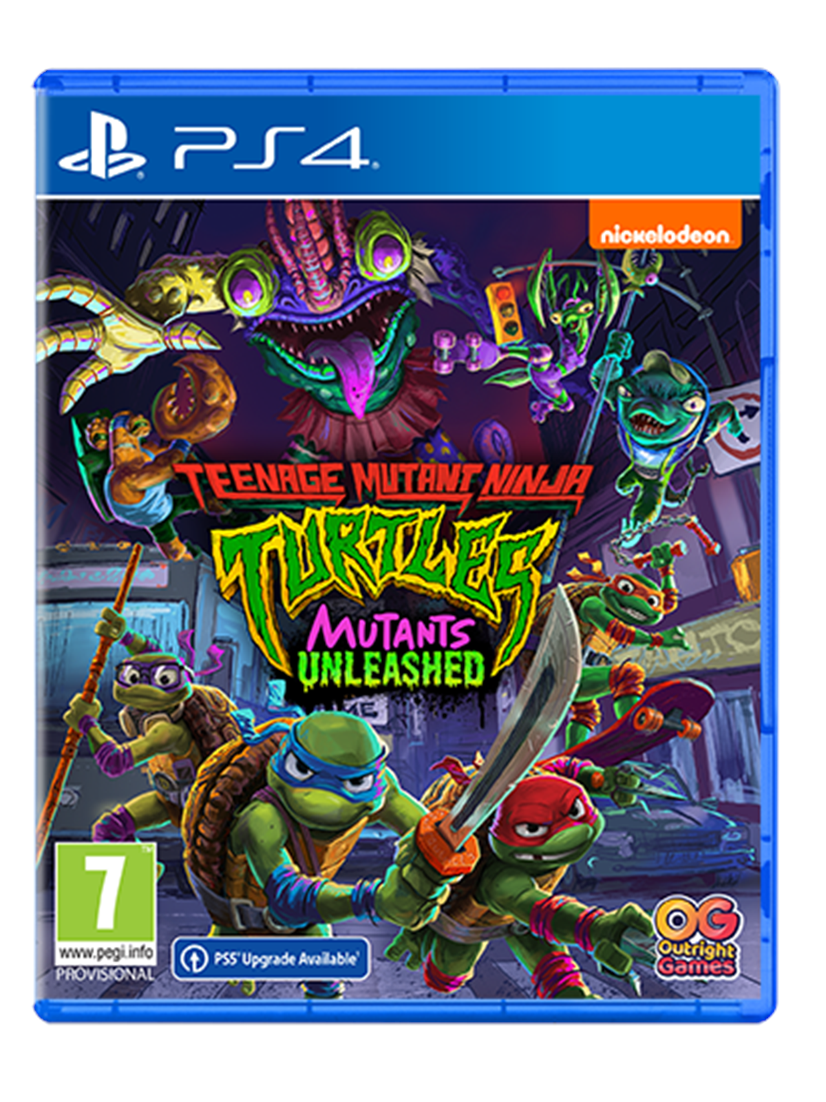 Teenage Mutant Ninja Turtles: Mutants Unleashed - Sony PlayStation 4 - Action - PEGI 7