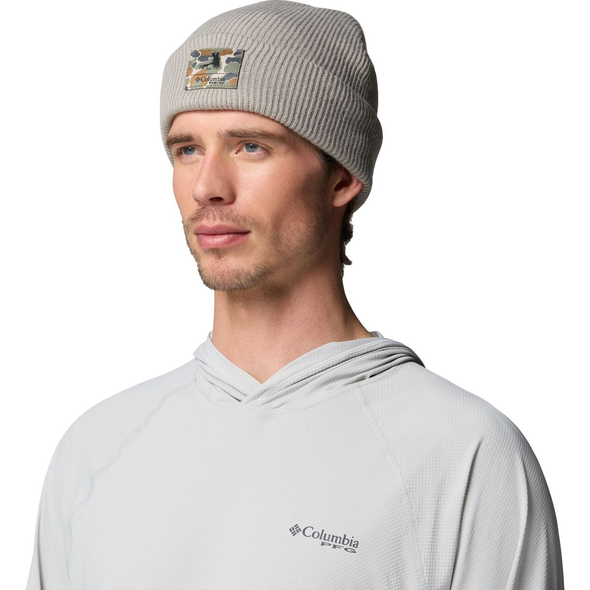 Columbia PFG Cuffed Beanie ti titanium, delta hunter fly graphic (029) O/S 209315-2093151-029-O/S