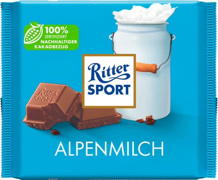 Ritter SPORT Alpenmilch Schokolade 250,0 g 5219244005