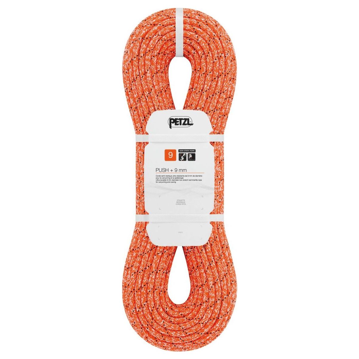 Petzl Push + 9 mm orange 40 m R040AA00